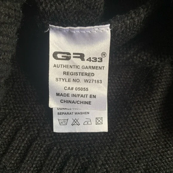 EUC GR 33 quarter zip pullover hooded sweater - Picture 9 of 14